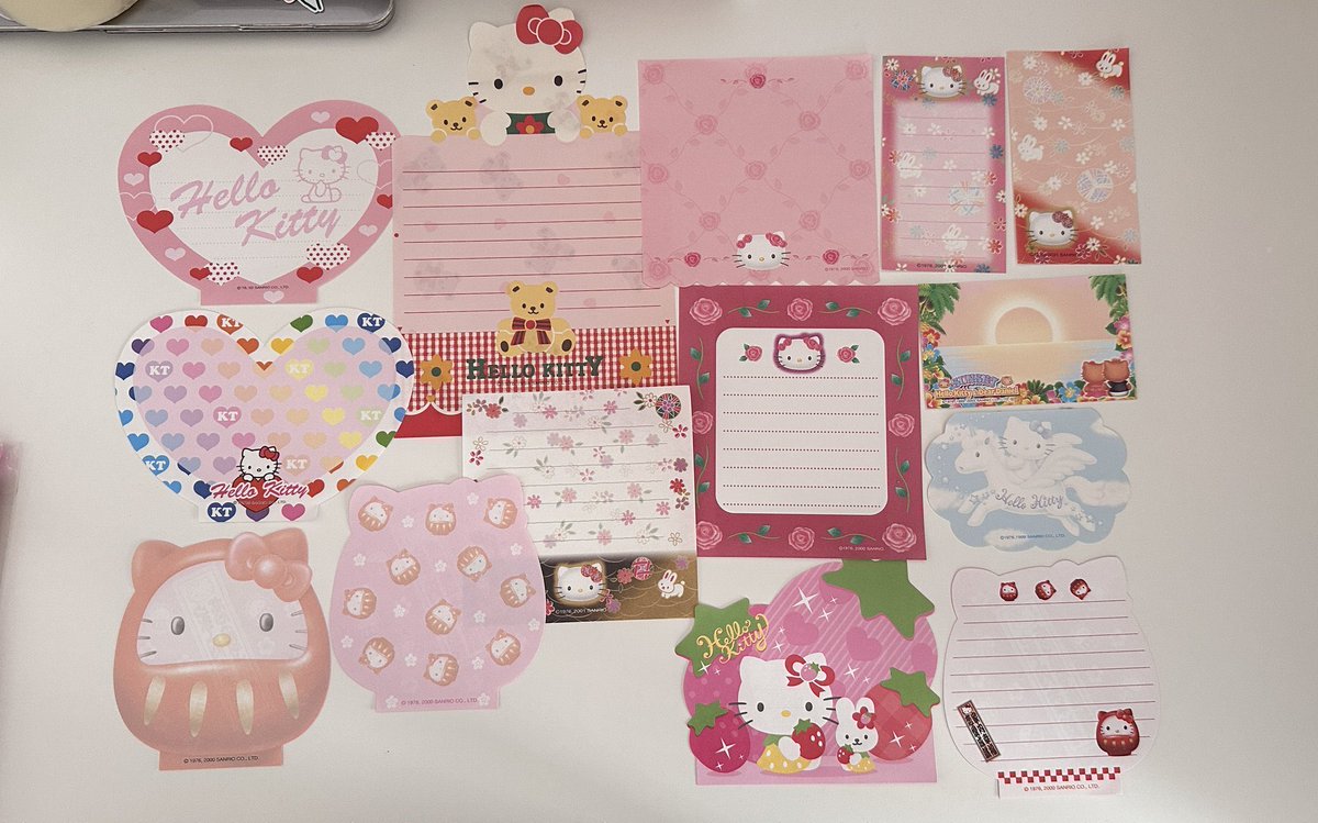 makememines's tweet photo. wts / พร้อมส่ง ♥️💭 

📝  งานกระดาษคิตตี้ปีเก่า kitty sanrio ตั้งแต่ปี 1990 ขึ้นไป 

📮 แผ่นละ 40฿ ค่าส่ง 50฿   

สนใจ dm มาได้เลยค่า 🫶🏻💘

#ของเล่นญี่ปุ่นมือสอง  #ของเล่นมือสองญี่ปุ่น #ตลาดนัดsanrio #ของเเต่งโต๊ะ 
#ตลาดนัดซานริโอ้ https://t.co/MyBuMUphiE