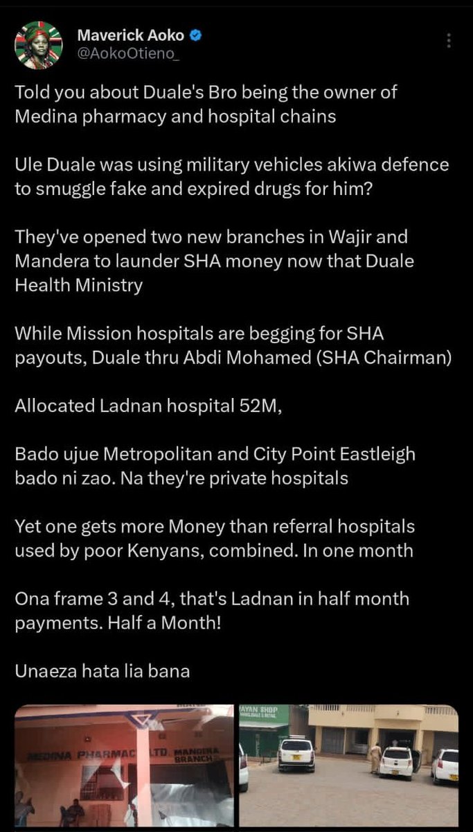 Maverick Aoko tweet media