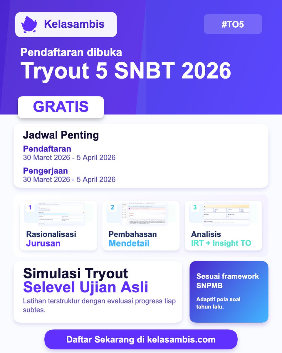 kelasambis tweet media