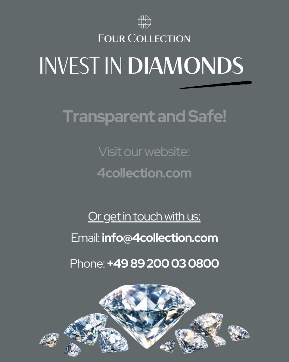 _FourCollection's tweet image. A GIA report is the global benchmark for diamonds. It verifies cut, color, clarity, carat, and natural origin with independent, scientific grading.

#FourCollection #GIA #DiamondGrading #DiamondInvestment #Transparency