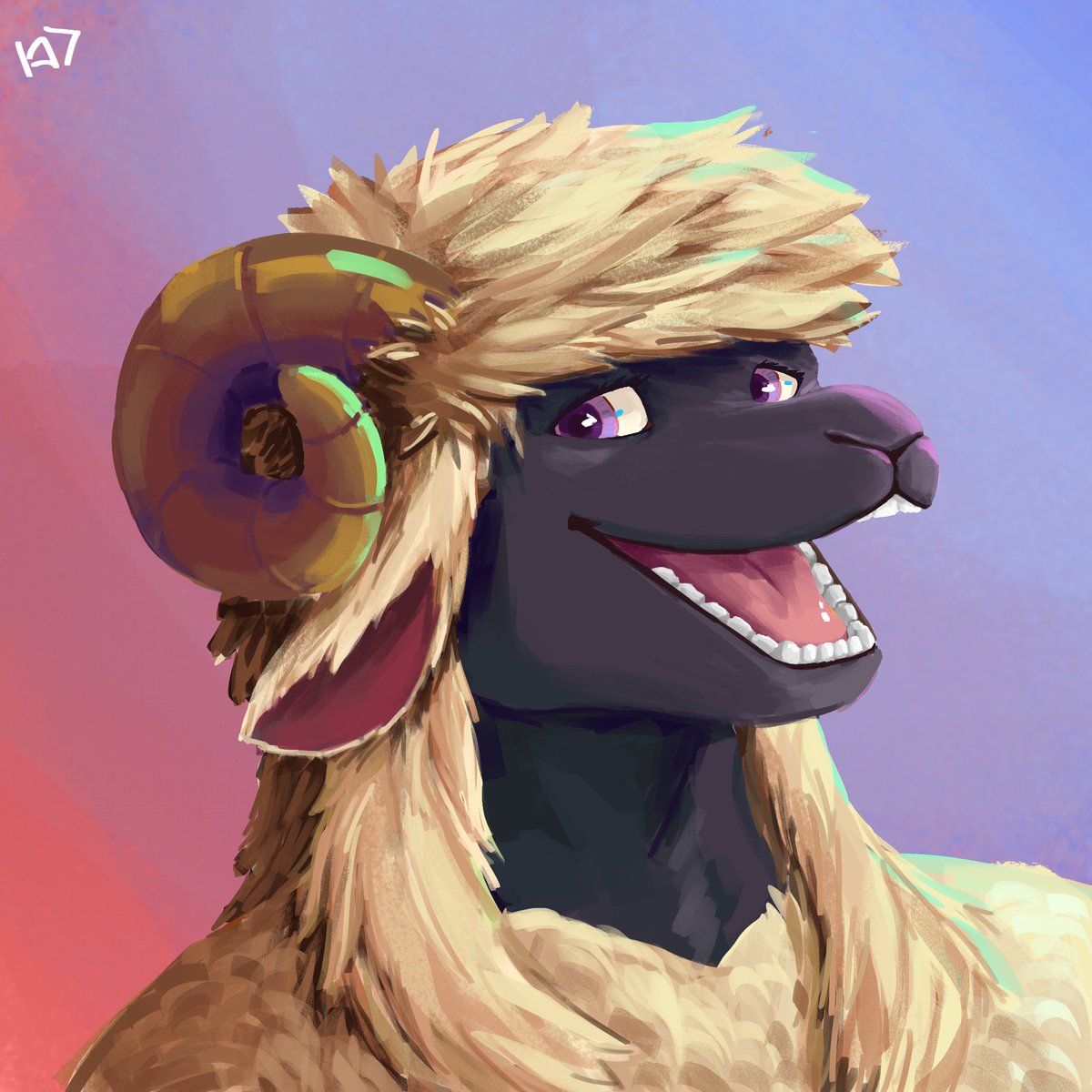 KirinDerg's tweet photo. fluffy art for @/PuppieDups https://t.co/BqTqAkhbCw