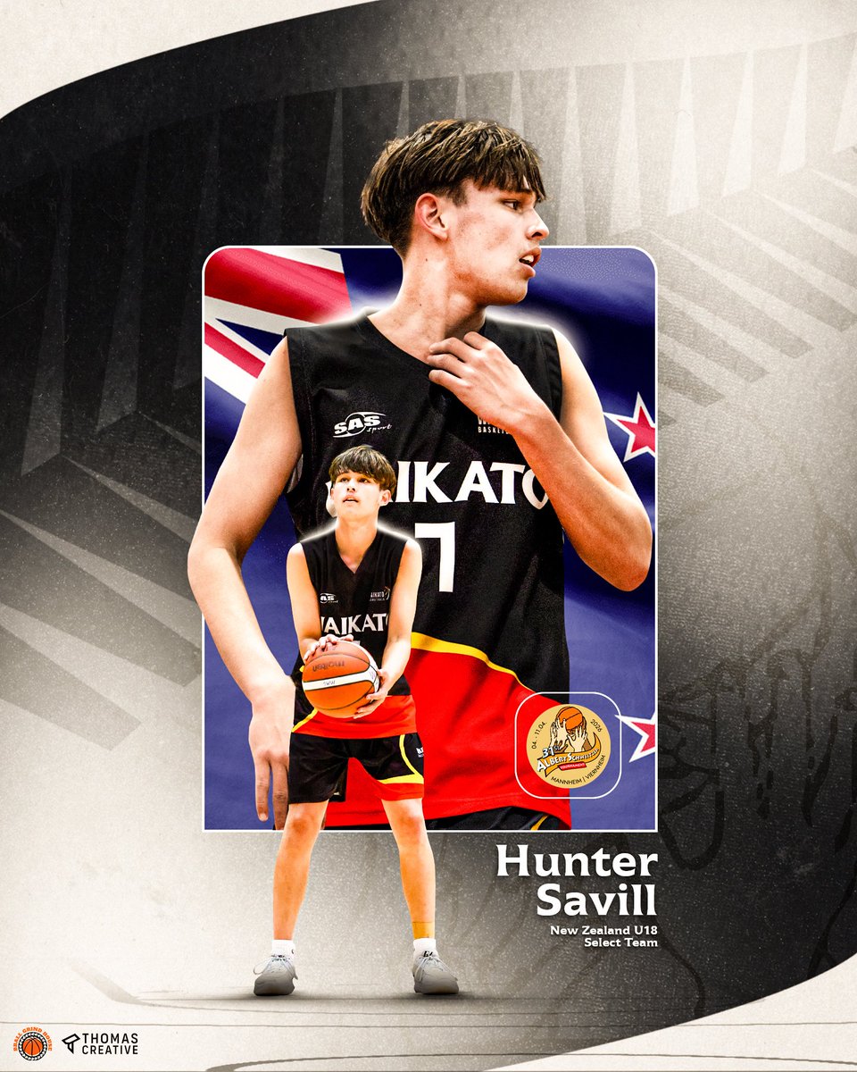 Congratulations to Hunter Savill for being selected in the NZU18 Junior Tall Blacks! 🇳🇿

The team are heading to Germany this week to compete at the Albert Schweitzer Tournament (April 4th - 11th).

<a href="/savill67530/">Hunter Savill</a> 2027 6’2 PG
#GrindHouse 🧡🖤

🧑‍💻 <a href="/thomascreativee/">Thomas Bird</a> 
📸 <a href="/bballfilmsnz/">BBALL FILMS NZ</a>