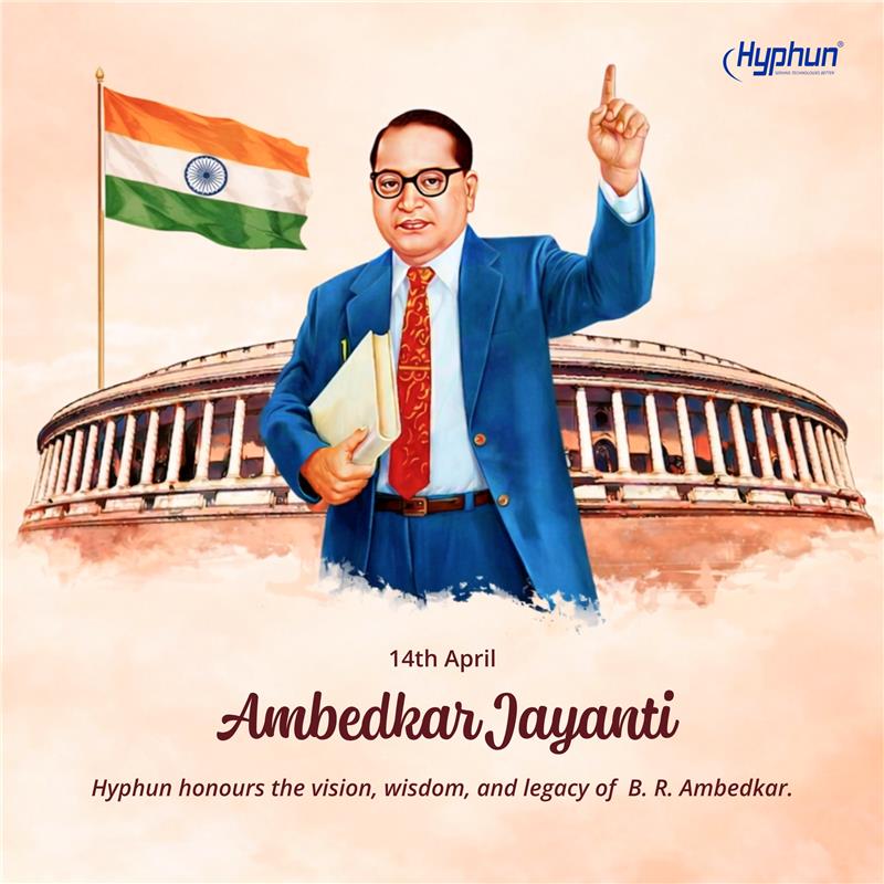 Hyphun_Tech's tweet photo. On Ambedkar Jayanti, we remember the remarkable contributions of

B. R. Ambedkar, a leader who dedicated his life to equality, justice, and education.

His vision continues to inspire generations to build a more inclusive and progressive society.

#AmbedkarJayanti https://t.co/WWpUyWlwpV