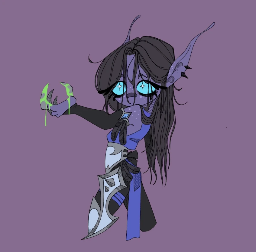 Noobielette's tweet photo. 🐦‍⬛Little Corvin just wants to heal you, would you let him? 💚

#voidelf | #wowart | #warcraft https://t.co/kDCsyTZw5B
