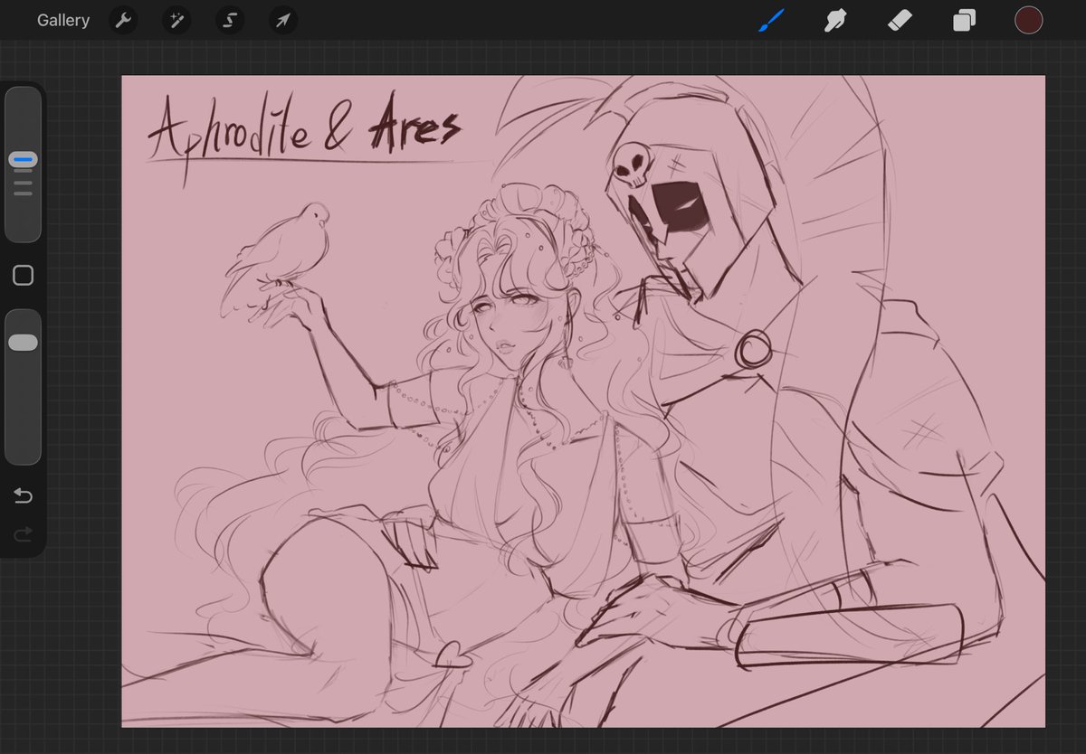 Aphrodite and Ares 💕