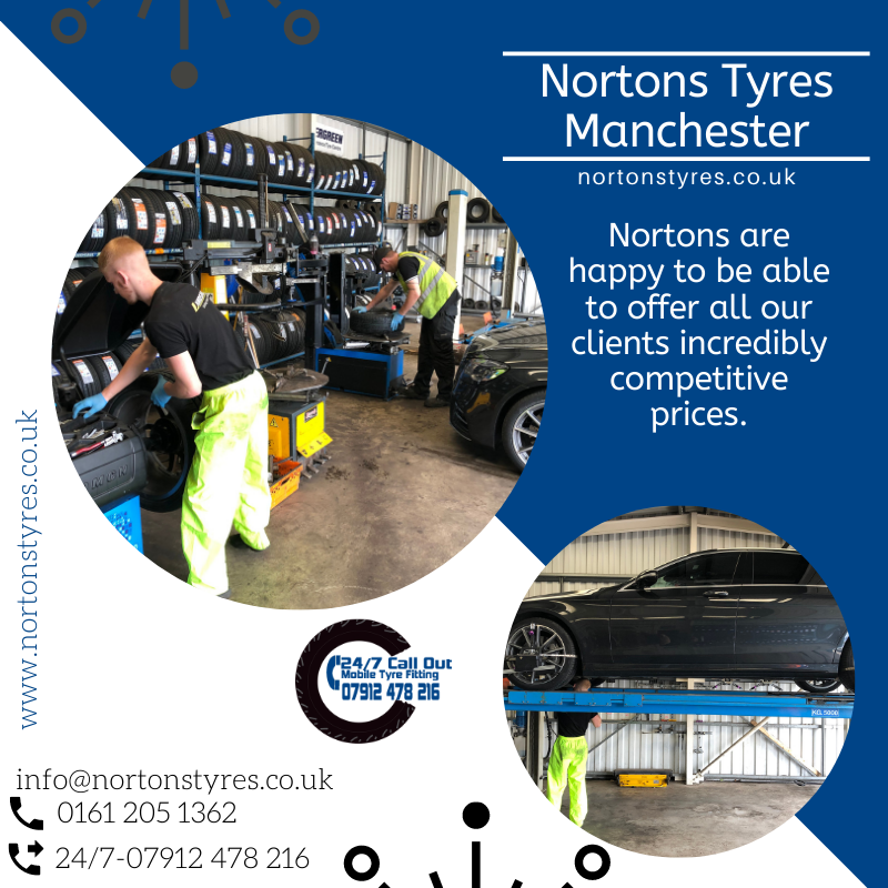 nortonstyres's tweet image. Nortons are happy to be able to offer all our clients incredibly competitive prices
nortonstyres.co.uk
info@nortonstyres.co.uk
24hr mobile tyre fitting call out 07912 478216 or day 0161 205 1362 
#tyres #manchester #24/7 #mobilefitting #24hrs #24hours #tyrefitting