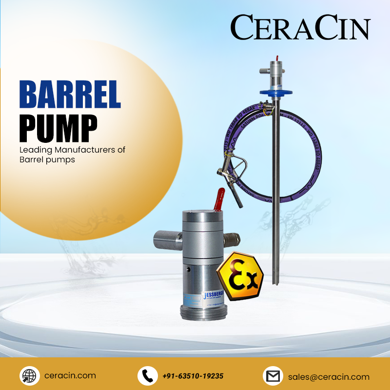 Ceracin168458's tweet image. #BarrelPumps are designed for safe and convenient transfer of liquids from drums and barrels. These pumps handle chemicals, oils, fuels, and other fluids, eliminating the need to lift or tilt heavy containers while improving workplace safety.
.
ceracin.com/barrel-pump/