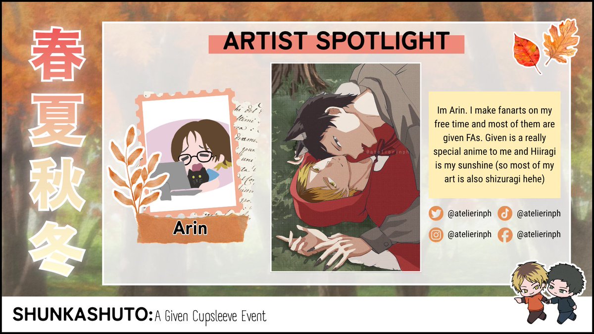 🍁 different rhythm, same stage🎶

Our very own <a href="/atelierinph/">ARIN 🌟</a> is joining the line-up! 🤩

#ShunkashutoCSE ❄️🌸☀️🍁