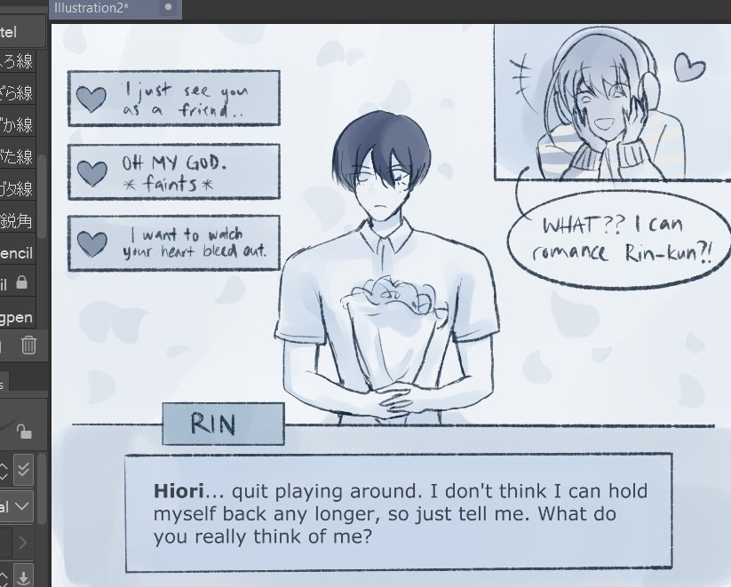 girlcanines's tweet photo. otome game au is so real to me we need to tap into this genre of hiorin more https://t.co/KghteIn7u9