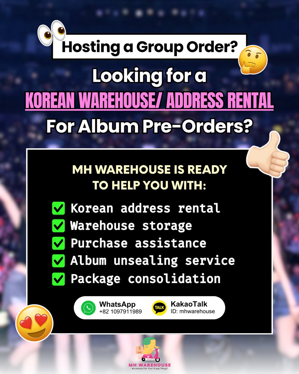 mhwarehouse's tweet image. BABYMONSTER - 3rd MINI ALBUM [춤 (CHOOM)]

———
(📢) Looking for a Korean Warehouse/ Address for album pre-orders? MH Warehouse is ready to help #kaddy #koreanwarehouse

t. Need Korean proxy comeback wts po pob jastip weverse ygselect worldtour baemon monstiez ahyeon 베이비몬스터