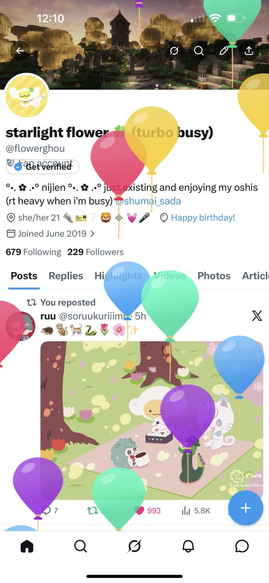 starlight flower 🍀 tweet media