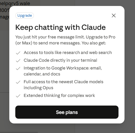 allamitk's tweet image. Claude be like:

1 command done ✅

Now pay 💀

Anyone else facing this? 😭

#AI #Claude #DevLife