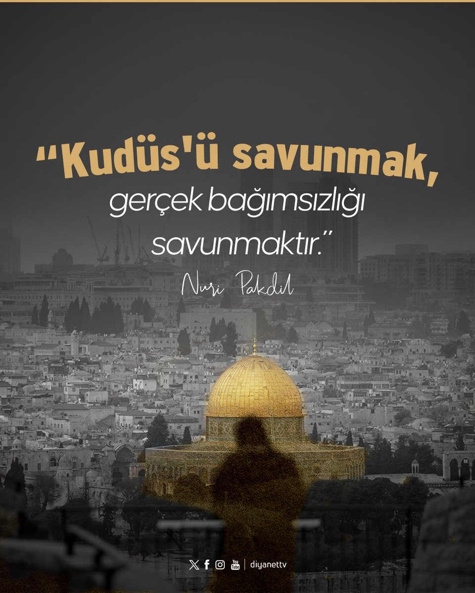 DiyanetTV's tweet photo. İsrail, sözde İran saldırılarını bahane göstererek aldığı kısıtlama kararları nedeniyle, 28 Şubat'tan bu yana Doğu Kudüs'te Müslümanların ilk kıblesi olan Mescid-i Aksâ'yı kapalı tutmayı sürdürüyor. https://t.co/l6HNyRf21O