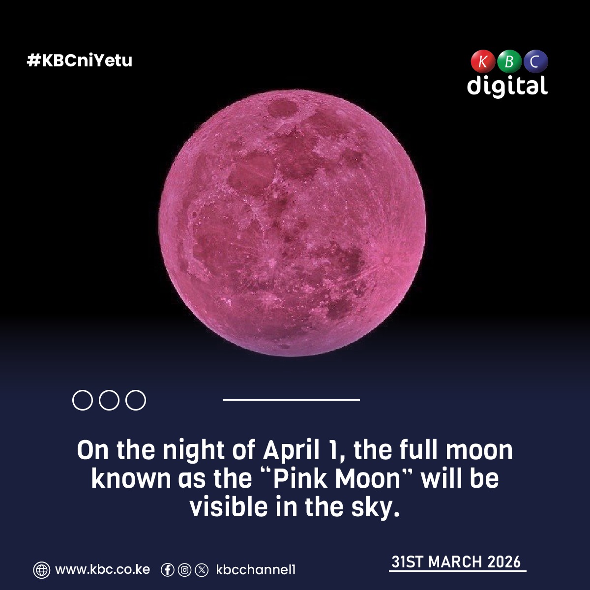 KBC Channel 1 News tweet media