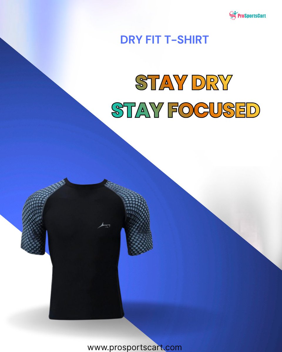 prosportscart's tweet image. Dry Fit T-Shirt

Stay cool. Train harder. 💪

Dry Fit T-Shirt keeps you dry and comfortable all day.

✔ Sweat-wicking
✔ Lightweight &amp;amp; breathable

 Perfect for workouts

prosportscart.com/t-shirts/29-63…

#ActiveWear #DryFit #WorkoutReady #FitnessGear
