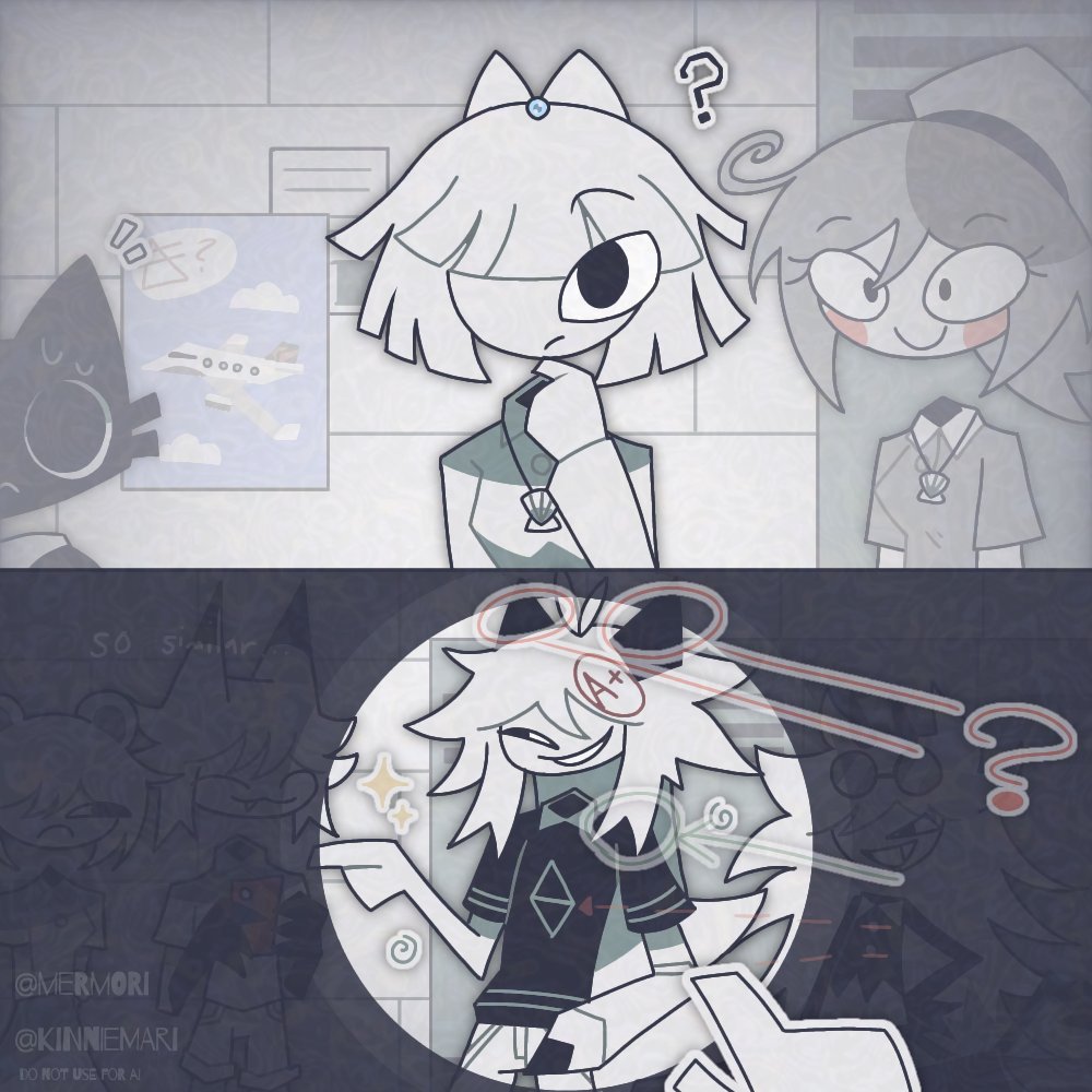 Mermori | OMORI & FPE MERMAID AUS! tweet media