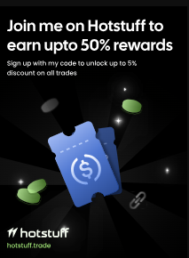 Ivysaha1988's tweet photo. Join me on #Hotstuff ! Sign up using my referral link and let's earn USDC rewards together and get 40% point boost! https://t.co/ICU3ZO5w9n   or use this code " ivy1988 " https://t.co/hl3oQZJmfh