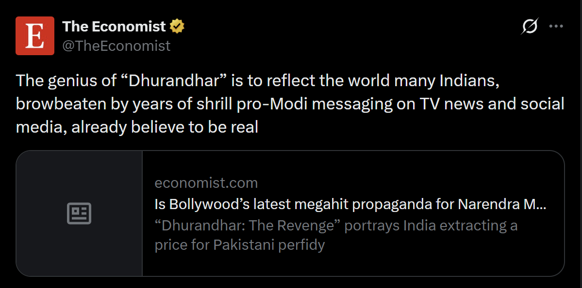 ankitatIIMA's tweet photo. 💥Dukh, Dard, Peeda 😀

Probably the first ever movie in a hundred years in which there are scenes after scenes of extreme brutality and blood being spilled by a Hindu, dharmic nationalist.

Can't digest a film showing truth.

Supposedly showcasing poor invaders as royals in mughal-e-azam and jodha-akbar is ok.

Prem movies of love jihad with hindu heroines while all cities face terror attacks is ok.

Whether you like it or not #BoycottBollywood campaign will continue for all the attempts to show non sensical and anti-Bharat stuff.