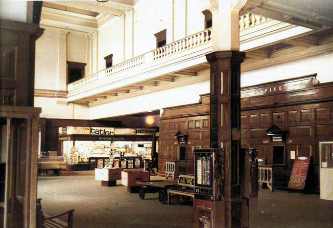 No1tingham's tweet image. Booking office at #Nottingham Victoria Station, 1964.