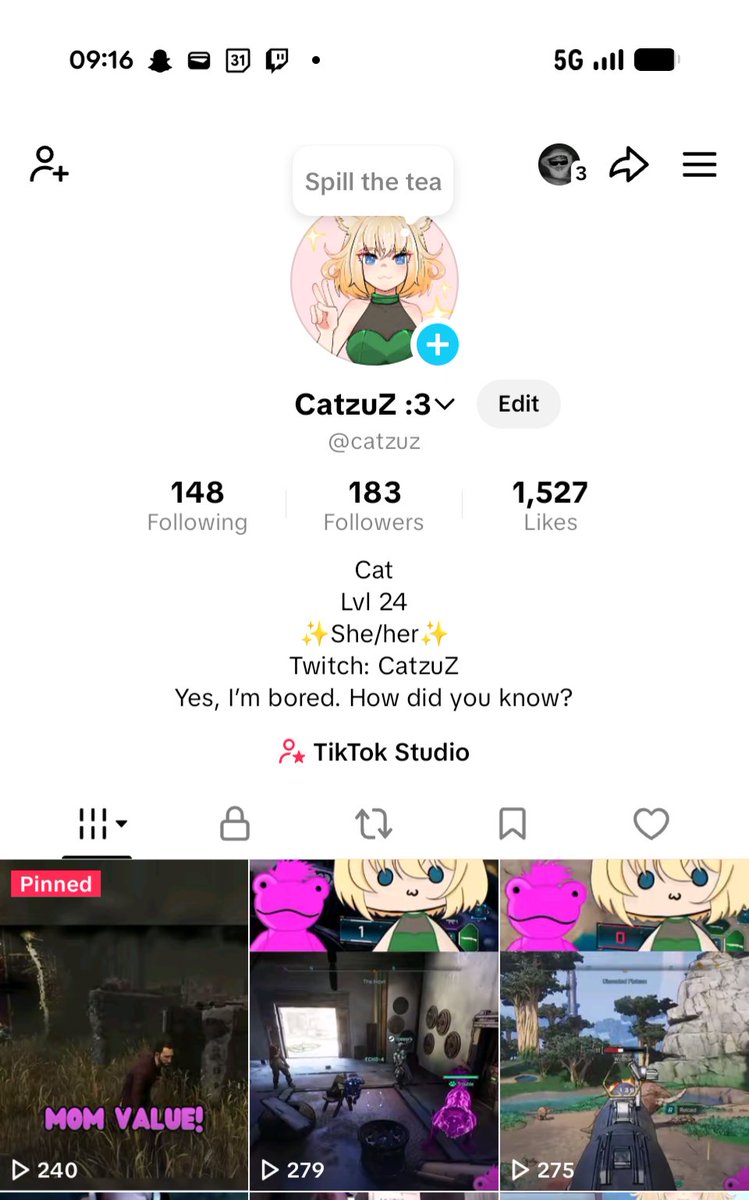 Youtube vs TikTok views. TikTok really fell off huh.