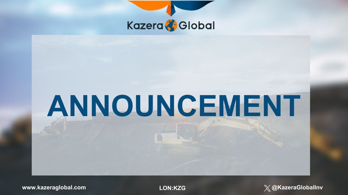 Kazera Global PLC tweet media
