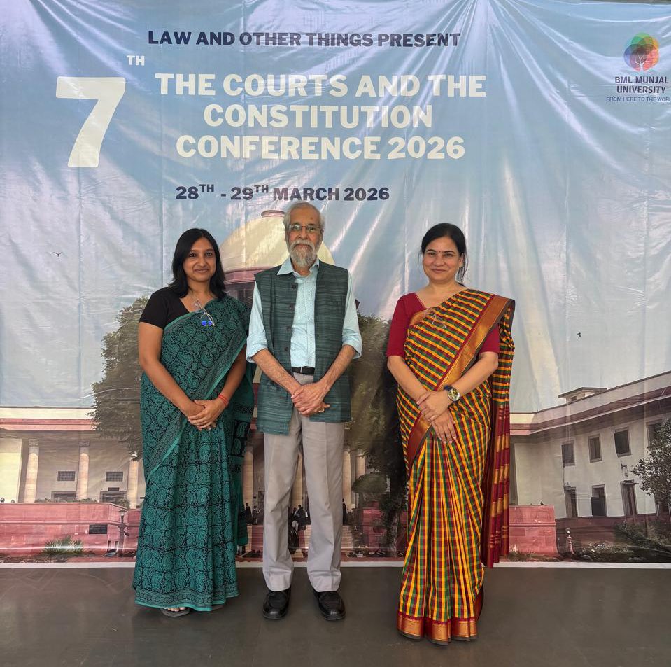 gauri_maulekhi's tweet photo. At NALSAR’s 7th Courts and Constitution Conference this weekend, I joined Sr. Adv. Raj Panjwani, Rahul Basu, and Kanchi Kohli to dissect 'Adjudicating Environmental Juristocracy.' We cannot discuss environmental governance without addressing urban ecology and municipal accountability. Animal welfare isn't just a question of compassion - it is a matter of strict statutory enforcement and institutional liability.

#environmentalwelfare #animalwelfare #advocacyforanimals