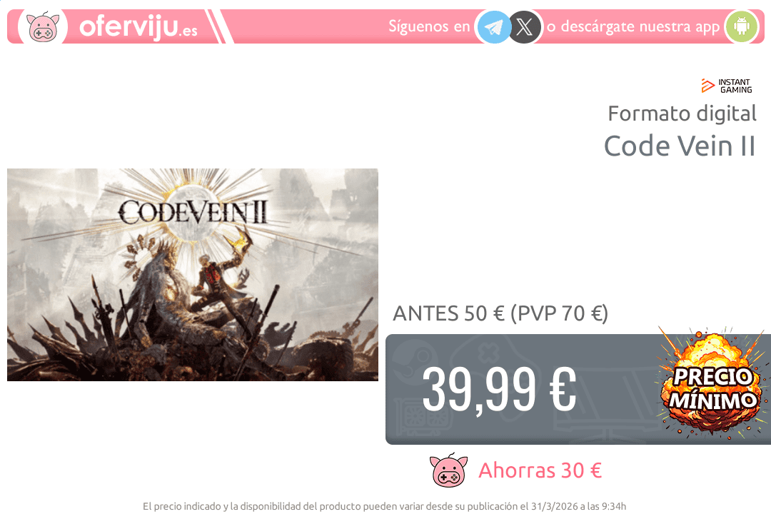 oferviju PC: Ofertas de videojuegos tweet media