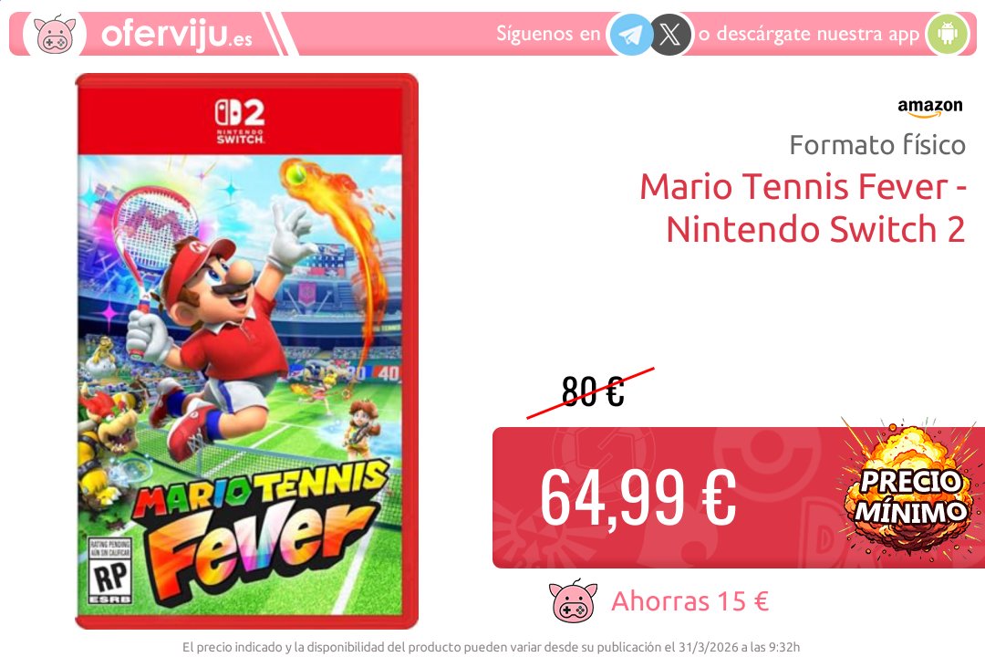 oferviju Nintendo: Ofertas de videojuegos tweet media