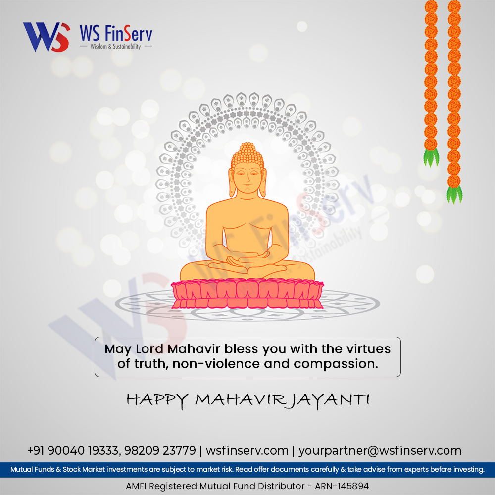 WSFinServ's tweet photo. महावीर जयंती की हार्दिक शुभकामनाएं। https://t.co/TWYTuYQIAq