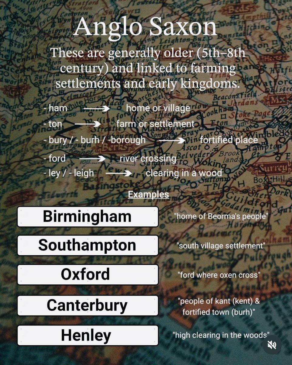 BibiRippon's tweet image. For those of us who love to understand etymology of the places’ names, the Viking chronicles on Instagram has posted a great explanation. Here in Dorset, additionally, many places contain Latin words: parva, magna, forum, abbas, canonicorum, regis etc. 
#words #history