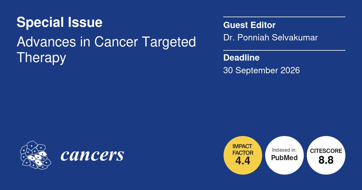 Cancers MDPI tweet media