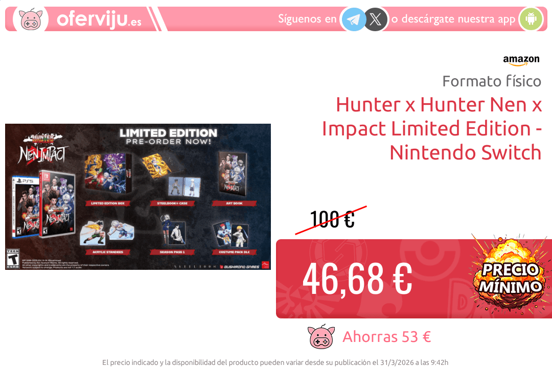 oferviju Nintendo: Ofertas de videojuegos tweet media