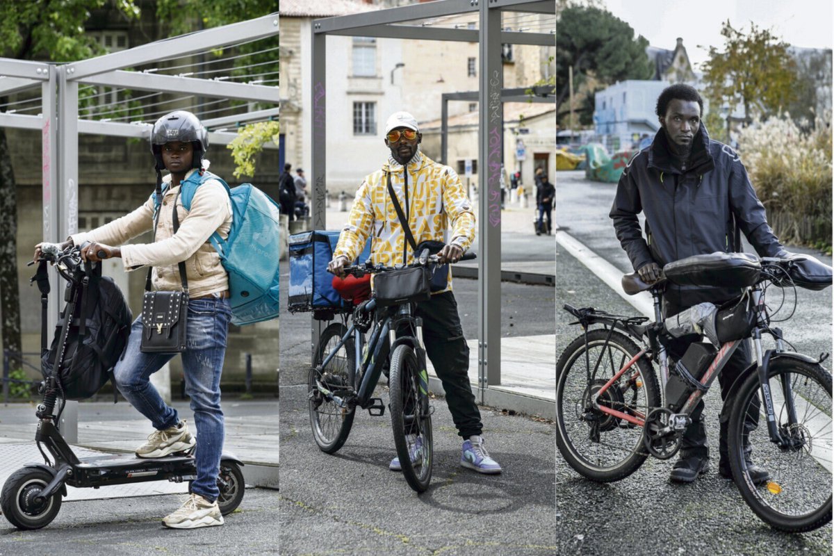 humanite_fr's tweet photo. Santé des livreurs à vélo : « Je travaillais sept jours sur sept et je gagnais entre 600 et 700 € par semaine » 

➡️ https://t.co/T6yaNY5Wjq https://t.co/BfjfZvscwL
