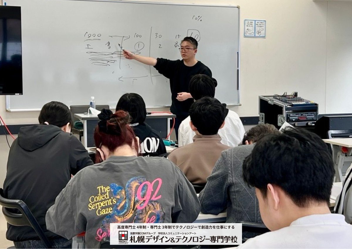 【公式】札幌デザイン&テクノロジー専門学校(テック札幌) tweet media