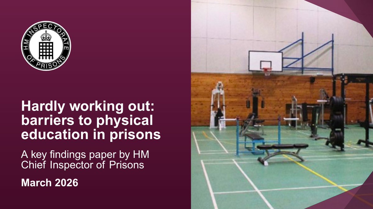 HMI Prisons tweet media