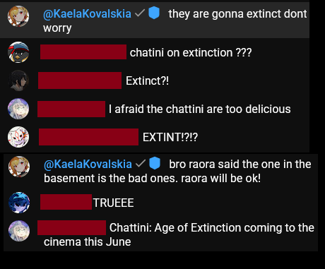 So... Chattinis are going extinct... 😨