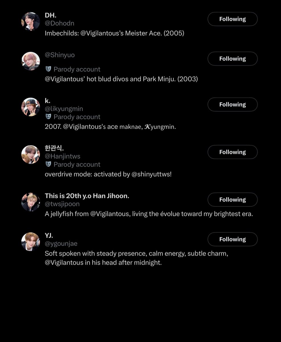 여섯 별이 하나로 빛난다, 𝗩𝗶𝗴𝗶𝗹𝗮𝗻𝙩𝙤𝙪𝙨! ✶ tweet media