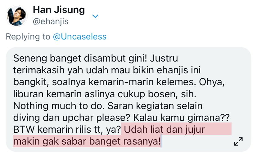 Han Jisung tweet media