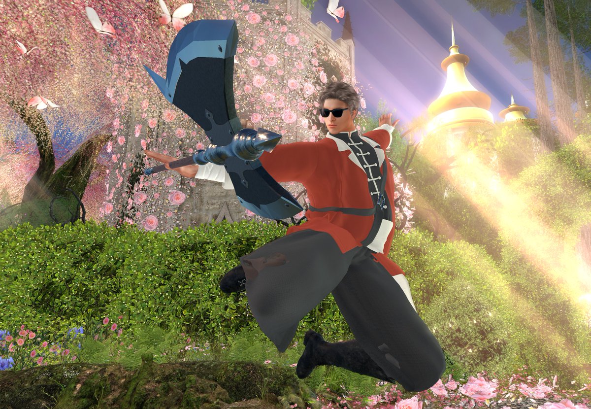 様々なアニメコスを作ってくれているkomaxiさんが、あの「前衛の人」のコスをリリース。斧も2本ついて、すげーカッコいい＼(^o^)／俺の黒メガネじゃあまり似合わないけどね🥰komaxiさんありがとうございます❣😎pauseはUZME_FlynJump17。
コスの場所はYumix-Land↓
maps.secondlife.com/secondlife/Yum…