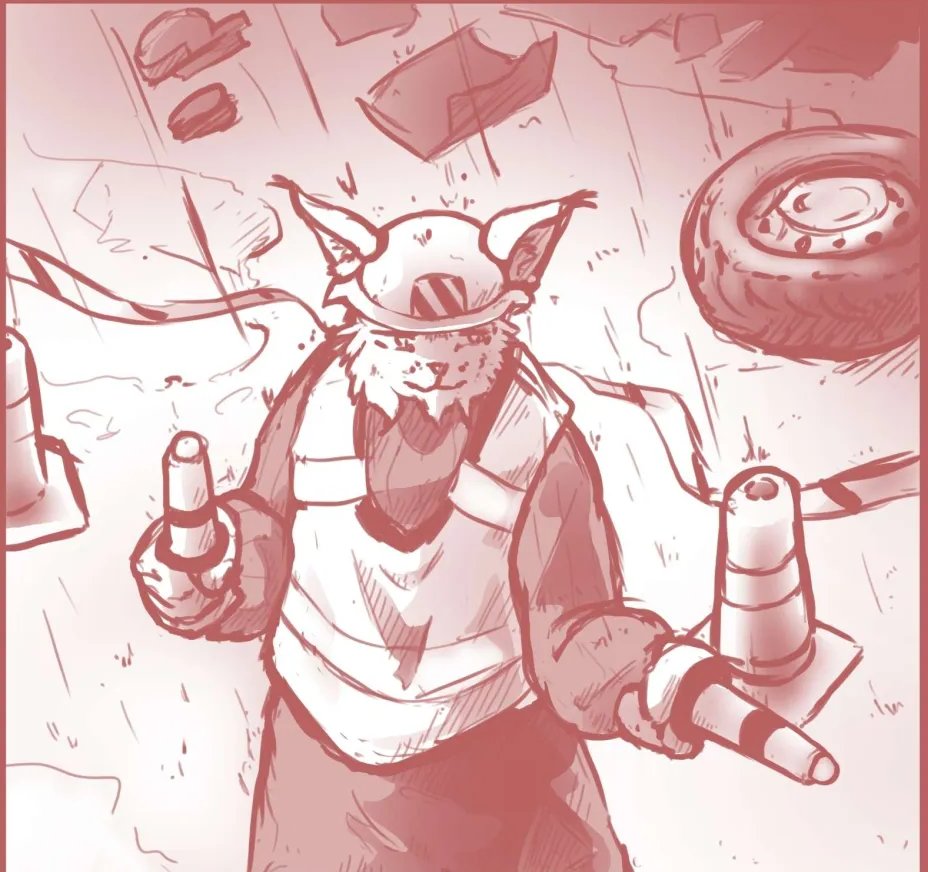 Loren does a lot of volunteer work. 
#furry #oc