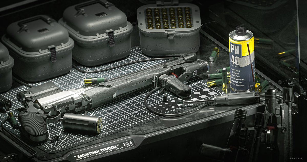 BBbaa26825971's tweet image. bang！bang！bang！新枪已上传a站：artstation.com/artwork/Jrx5ma
#plasticity #revolver #gun #pistol #concept art #weapon