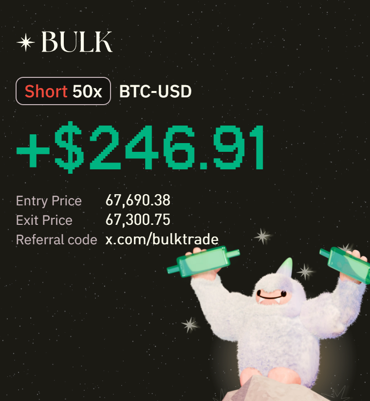Trade BTC-USD perps on <a href="/bulktrade/">BULK</a>
