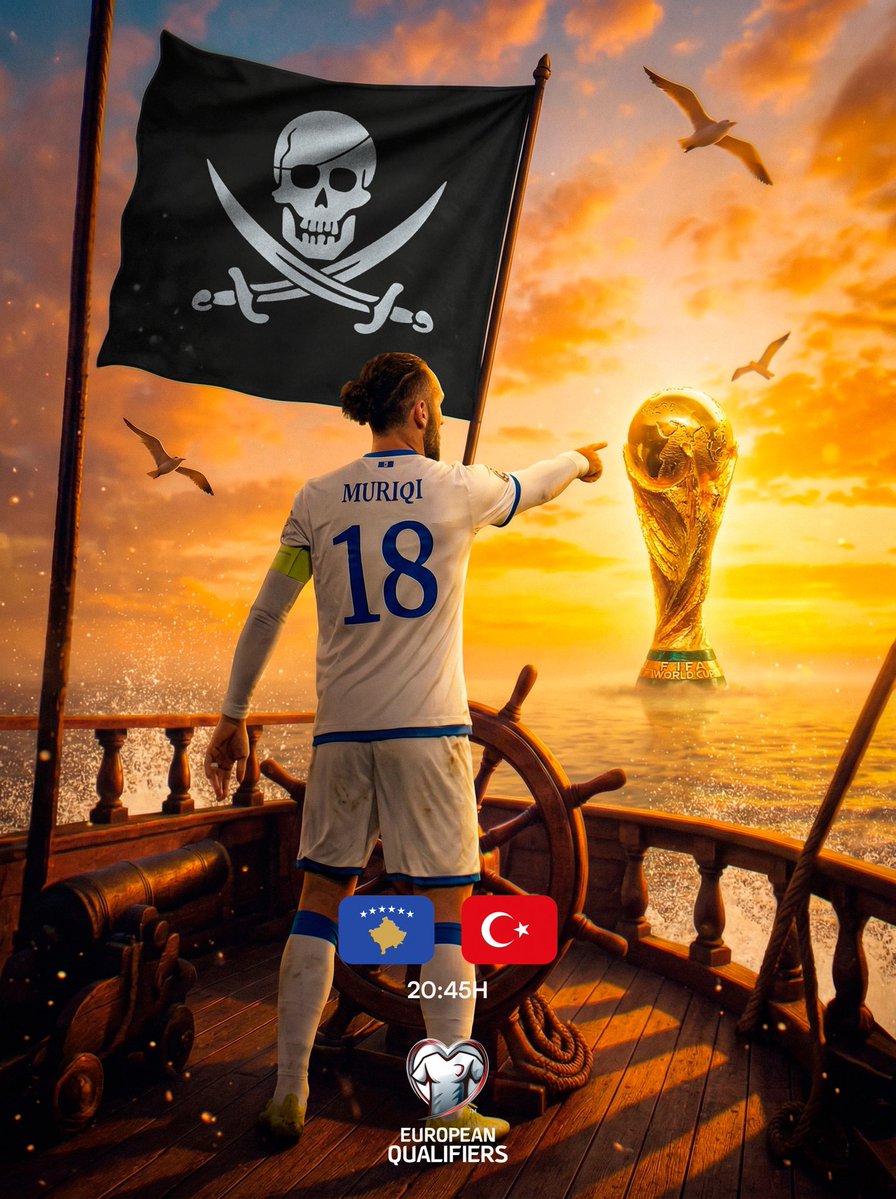 RCD_Mallorca's tweet image. 🇽🇰 Muriqi, a un paso de @FIFAWorldCup 🏴‍☠️