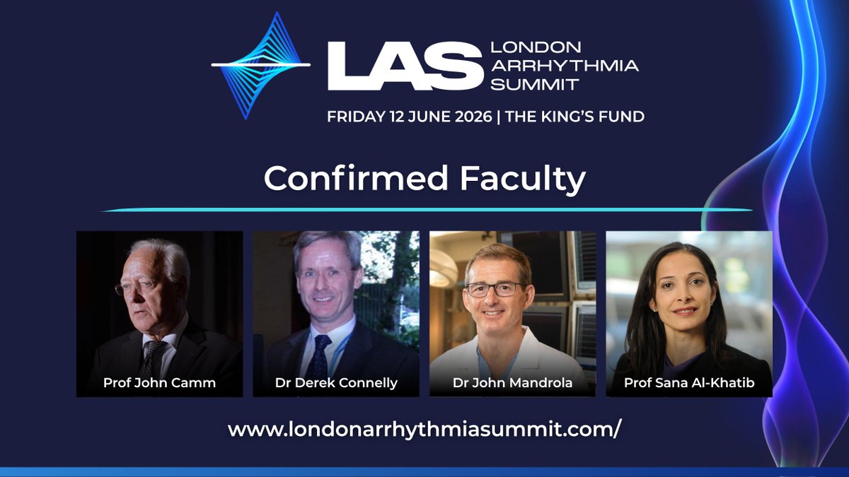 London Arrhythmia Summit 2026 tweet media