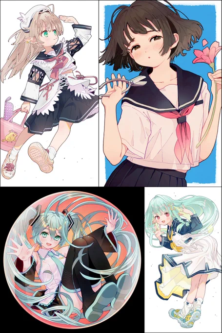#今月描いた絵を晒そう 3月🌷 