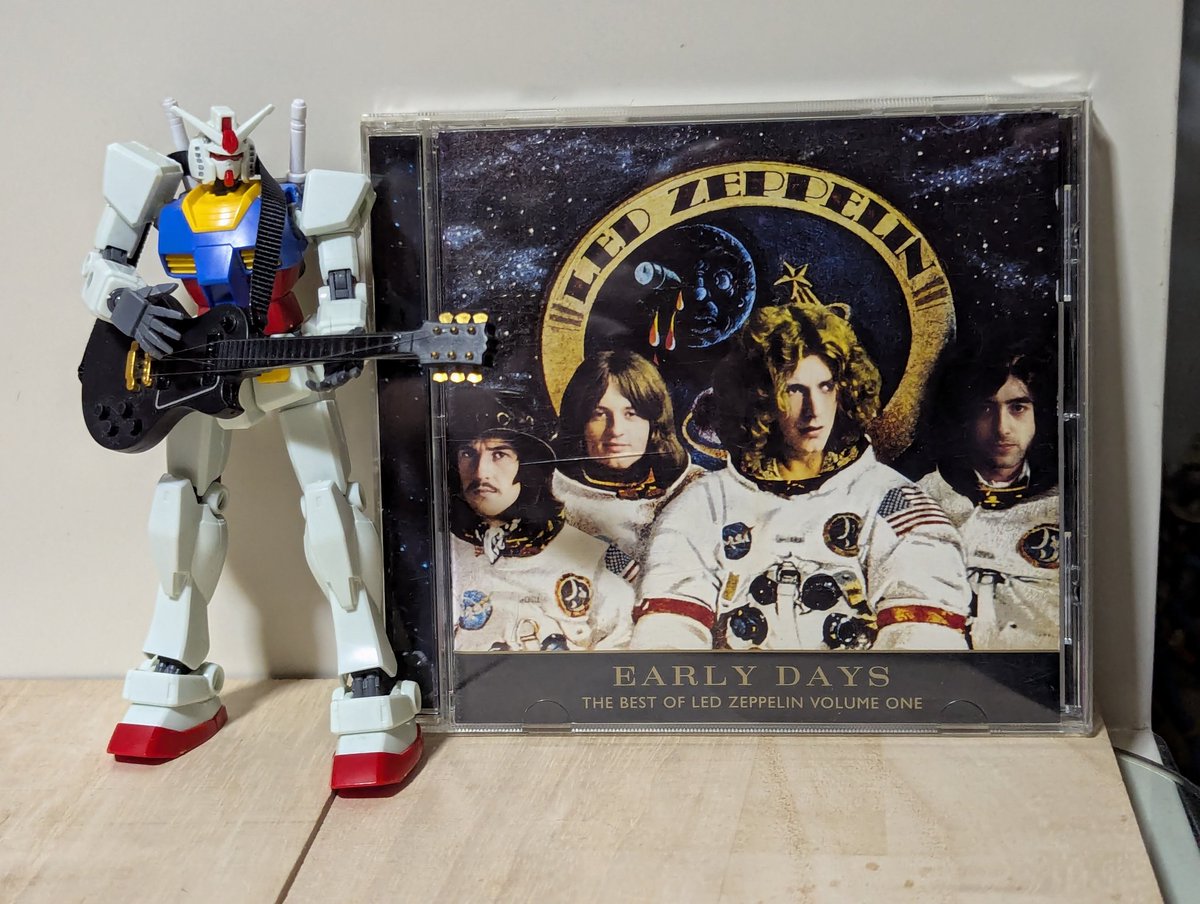 khaSq3T7KjoZUbD's tweet image. はいはいこんばんみ
今宵はLED ZEPPELINのBEST
EARLY DAYSを☺️🎵デビューから4枚目までのBESTで内容がよろしい😆👍🎶
#LED ZEPPELIN
#ガンプラ