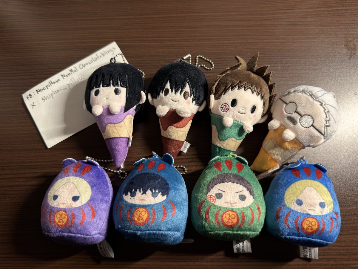 shiphai_pillow's tweet photo. พวงกุญแจไอติม ไอศครีม 
โอซารางิ 180 นางุโมะ 180 นอกนั้น 150
ดารุมะ 150 ทุกตัว 

ค่าส่ง 40 บาท 

ส่งของทุกวัน ส่งวันถัดไปหลังจากโอน 📦 
ค่าส่ง 40 บาท ซื้อครบ 500 ส่งฟรี 
#ซากาโมโต้เดย์ #ตลาดนัดซากาโมโต้เดย์ #ตลาดนัดSakamotoDays https://t.co/8HIWSwJ0Nq