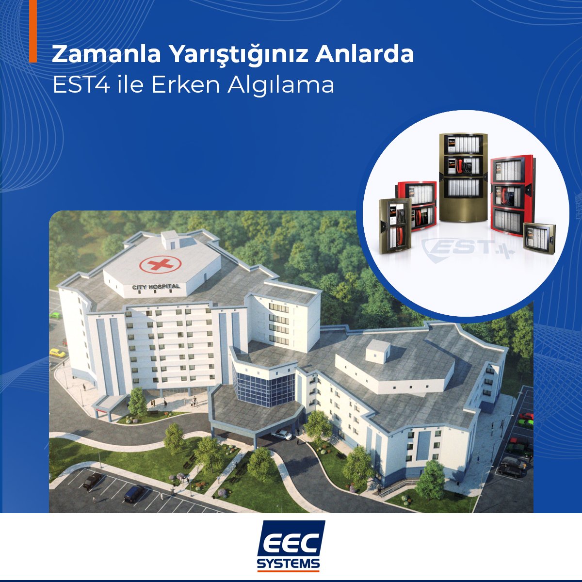 EECSystems's tweet image. Hastaneler en zorlu can güvenliği ortamlarıdır.

Yangın alarm sisteminde:
✔ Hızlı algılama
✔ Yanlış alarmı önleme
✔ Kesintisiz çalışma
Edwards EST4 ile hepsi bir arada.
30+ yıllık mühendislik gücümüzle.
Detay:
 eec.com.tr/edwards-est4-y…

#EEC #Edwards #EST4