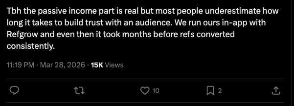 AlexBelogubov's tweet image. I'm genuinely amazed at how effective @replymer replies have become.

15K views and 10 likes on a single reply.

I use it to promote both my products - Refgrow and Replymer itself. Yes, I pay for the most expensive plan on my own tool. 😁

I've also started receiving more