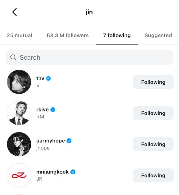 ในที่สุด พี่จินก็ฟอลไอจีน้องจองกุกแล้ว555555555555555555555555